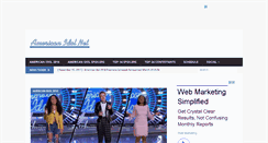 Desktop Screenshot of americanidolnet.com